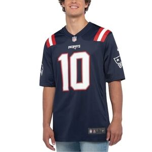 Nike New England Patriots Mac Jones Player Game Shirt Large